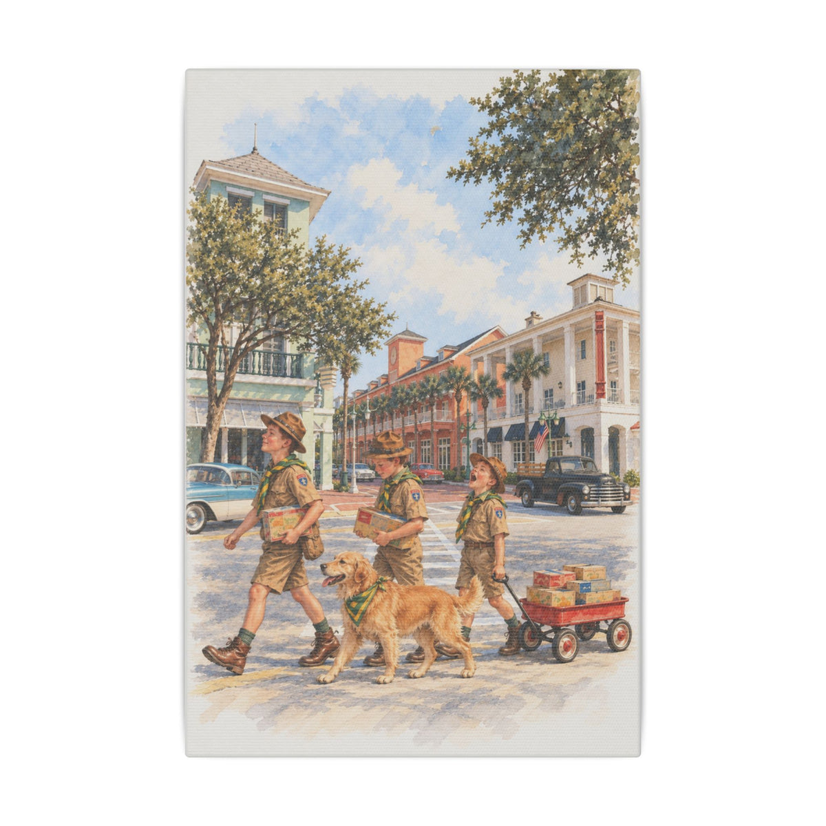 Small Town Storybook Adventures Canvas Print