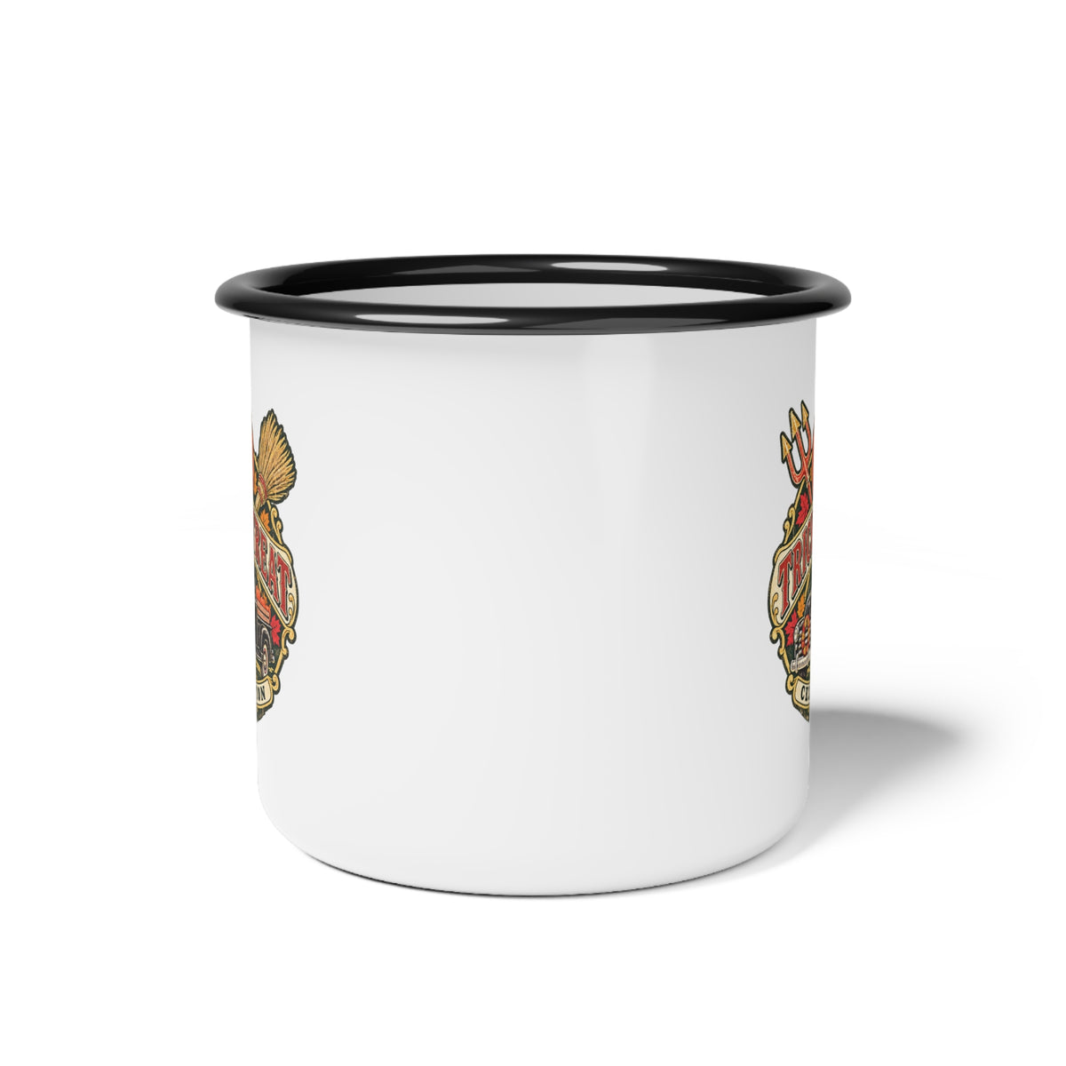 Trick-or-Treat Enamel Camp Cup