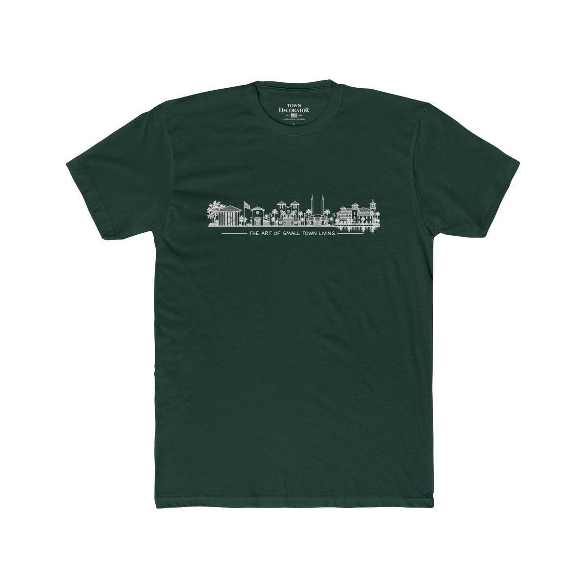Town Silhouette Cotton T-Shirt