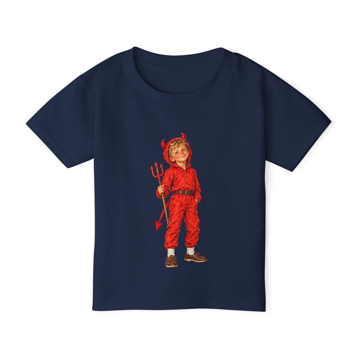 Trick-or-Treat Devil Cotton Toddler T-shirt
