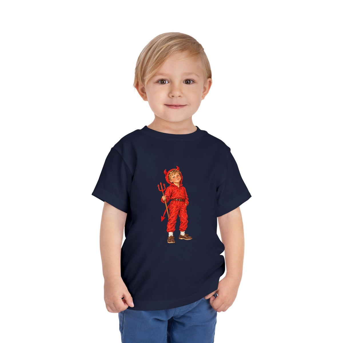 Trick-or-Treat Devil Toddler Short Sleeve Tee