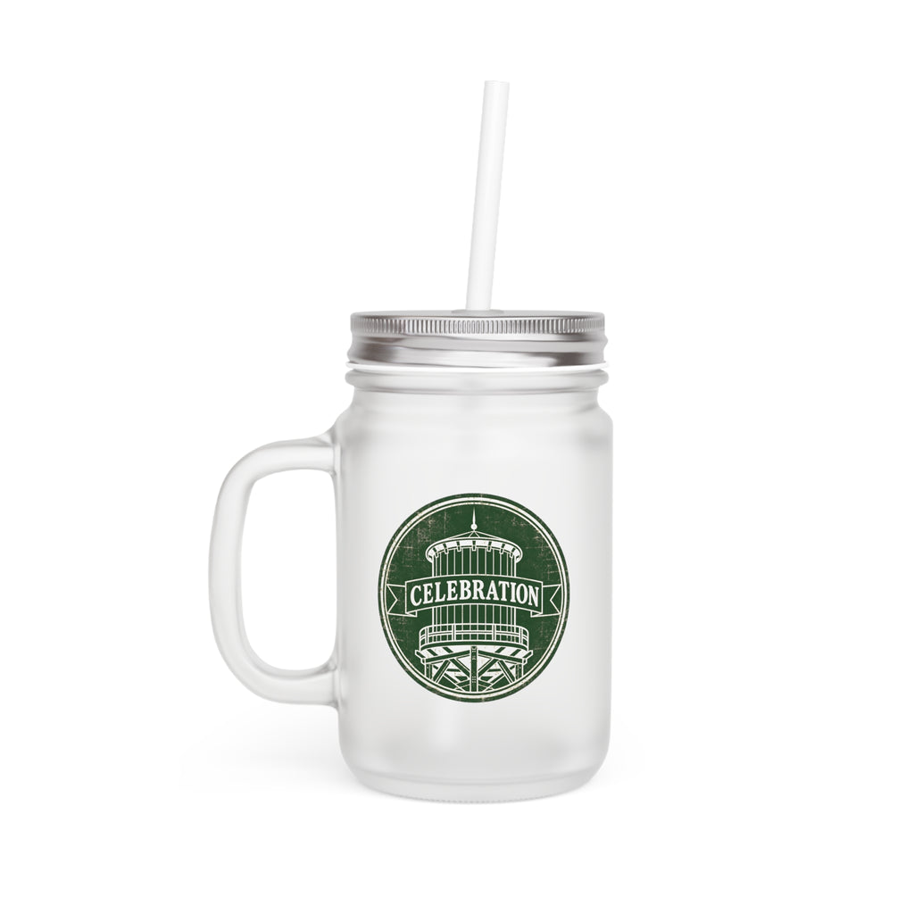 Water Tower Mason Jar Tumbler