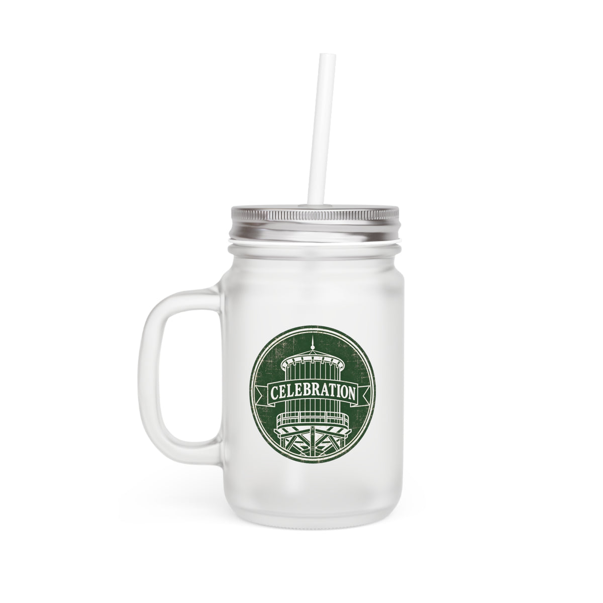 Water Tower Mason Jar Tumbler