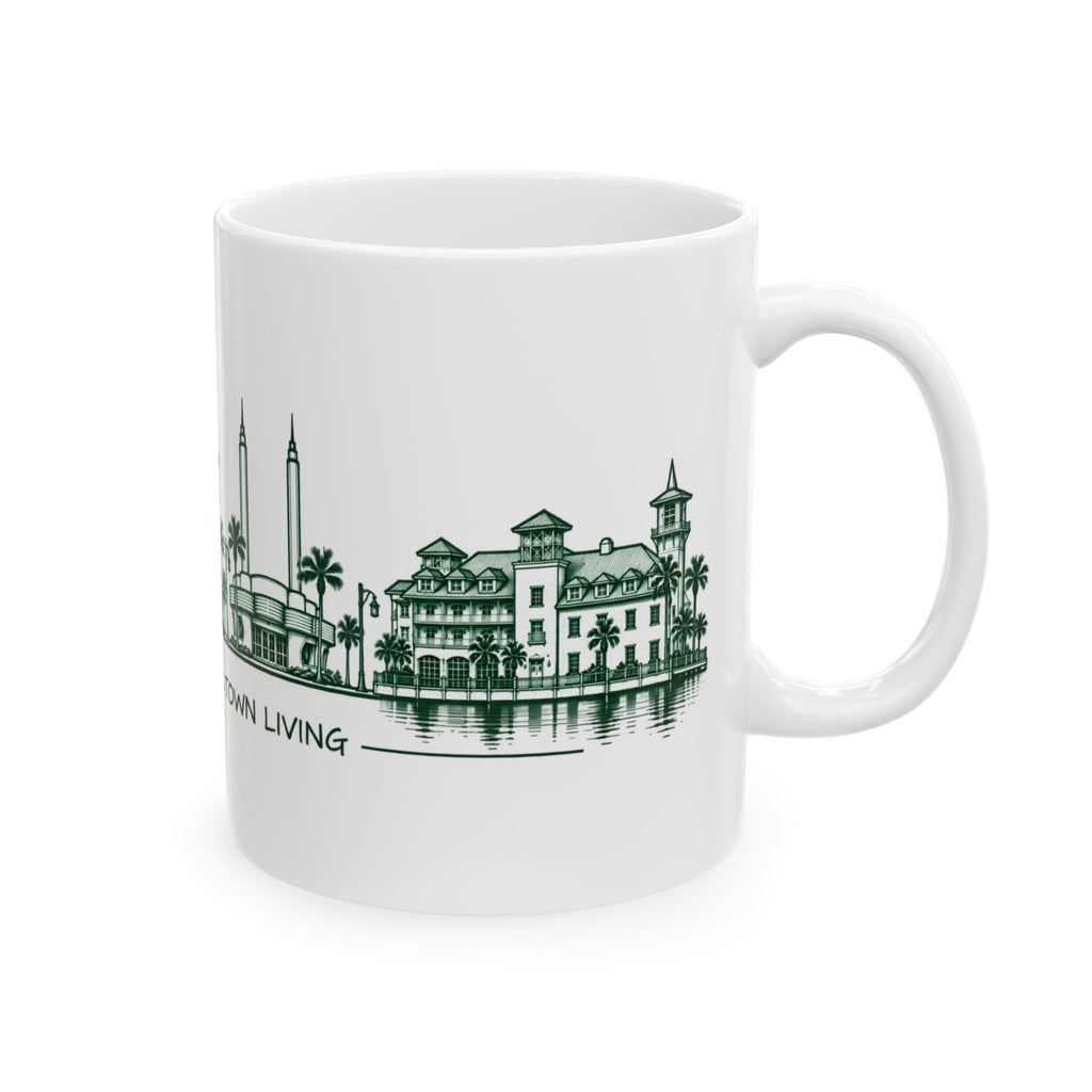 Town Silhouette Ceramic Mug