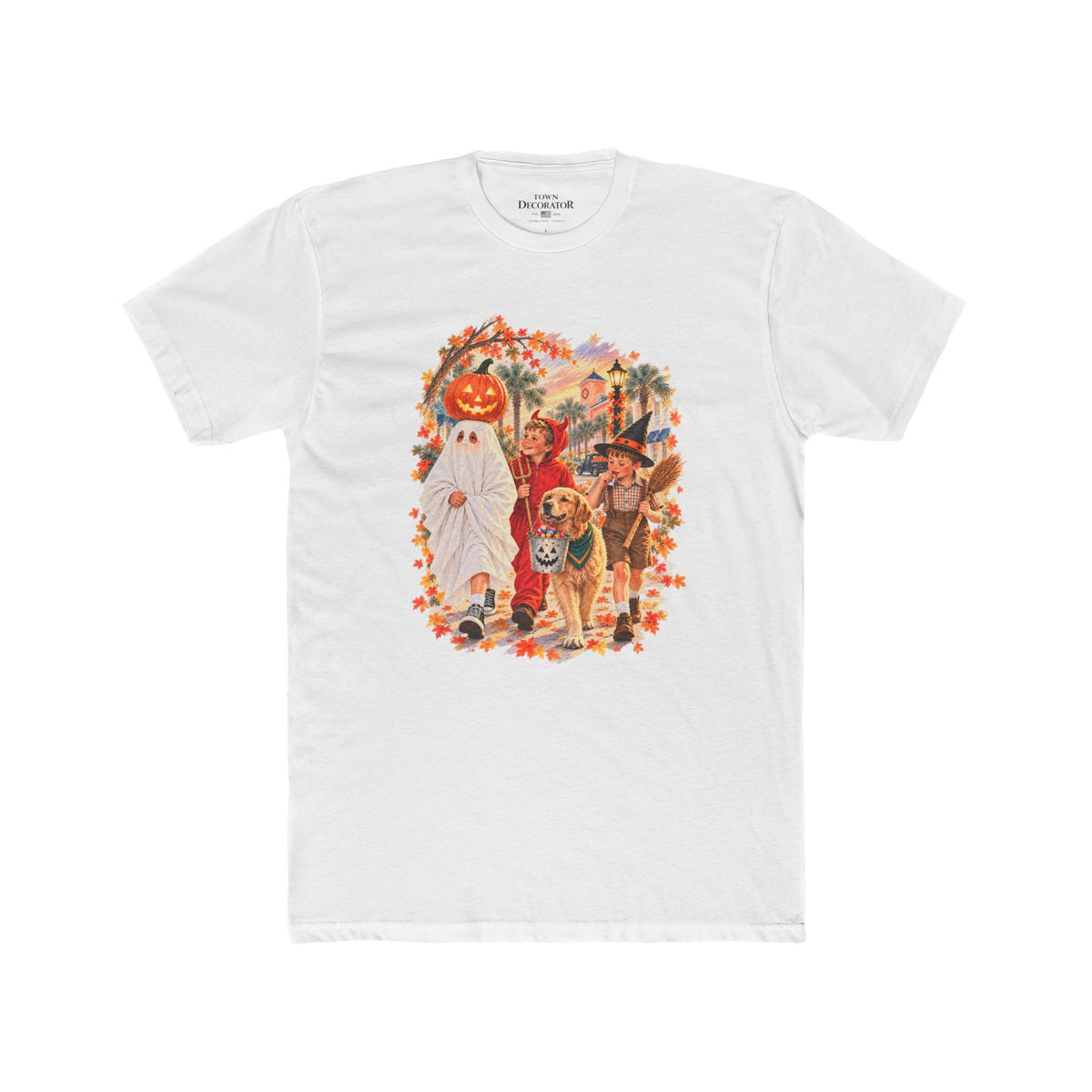 Trick-or-Treat Unisex Cotton Crew Tee