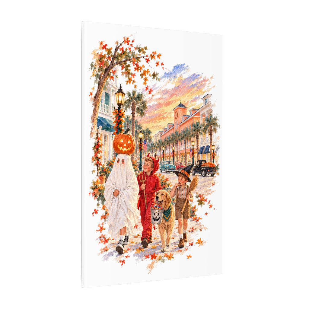 Trick-or-Treat Town Matte Canvas, Stretched, 0.75" (Multi-Size)