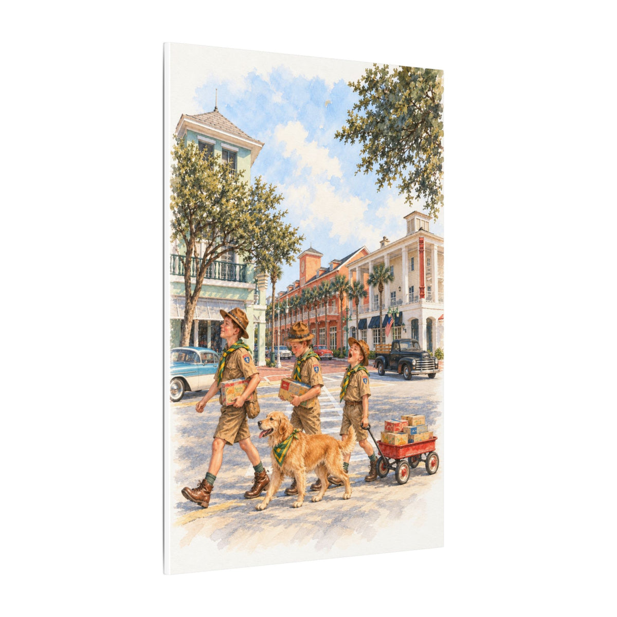 Small Town Storybook Adventures Canvas Print