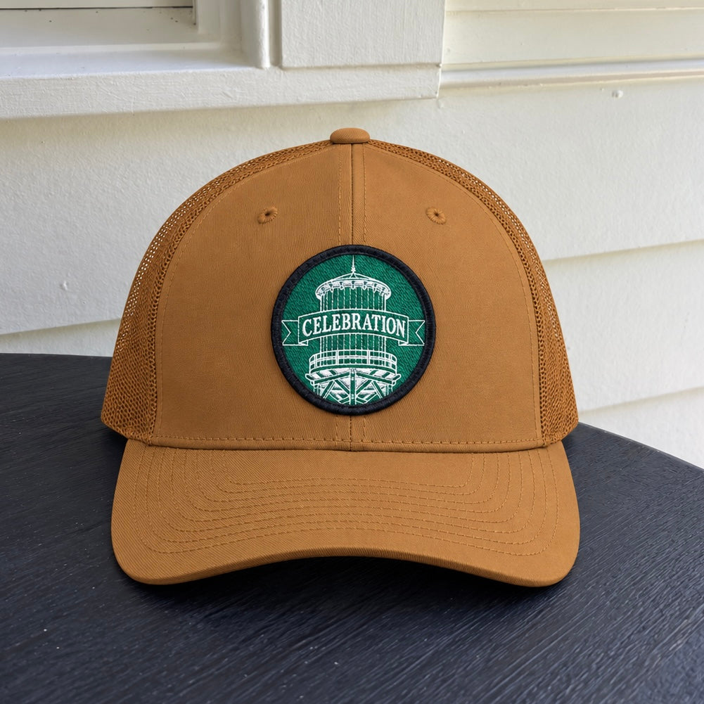 Water Tower Vintage Patch Trucker Cap