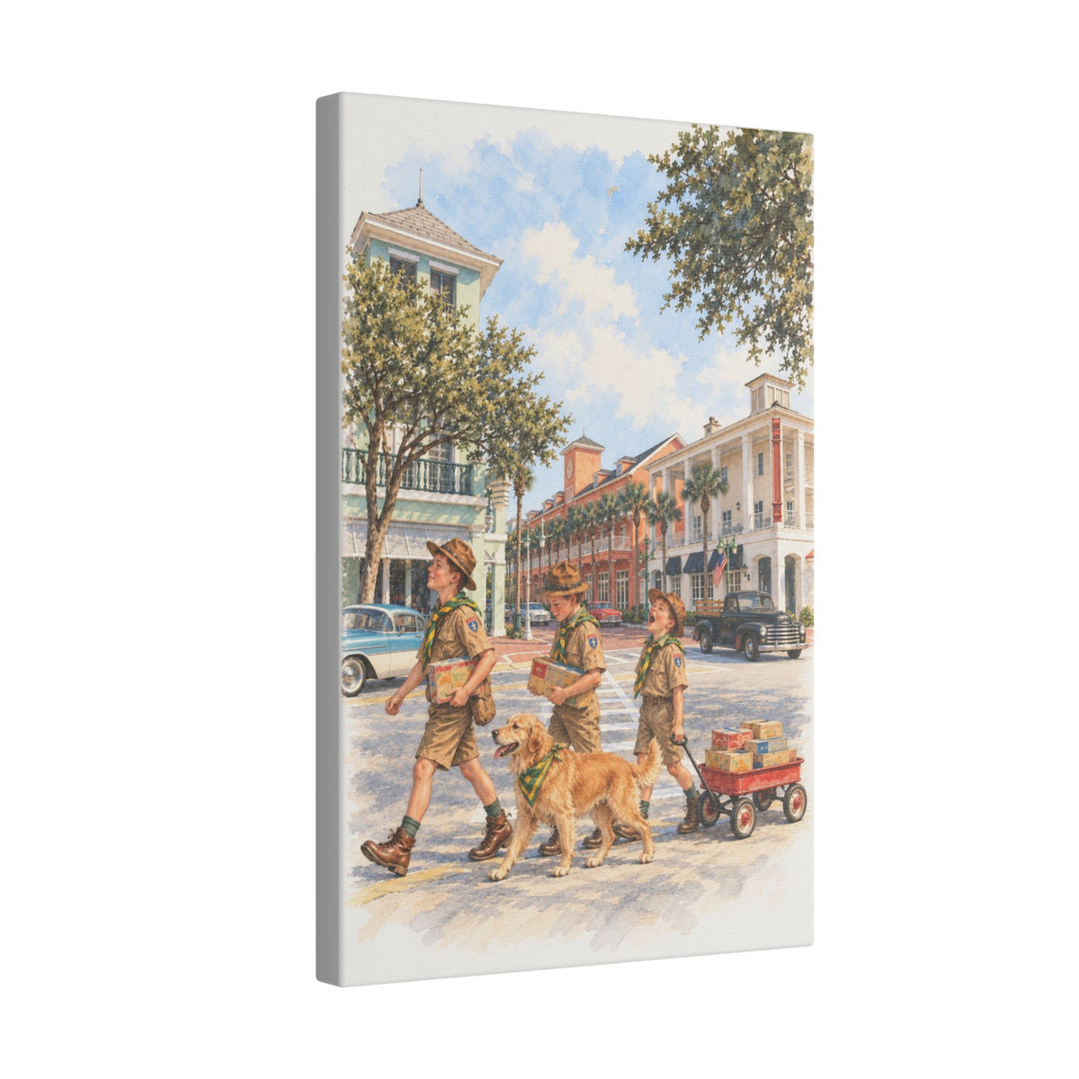 Small Town Storybook Adventures Canvas Print