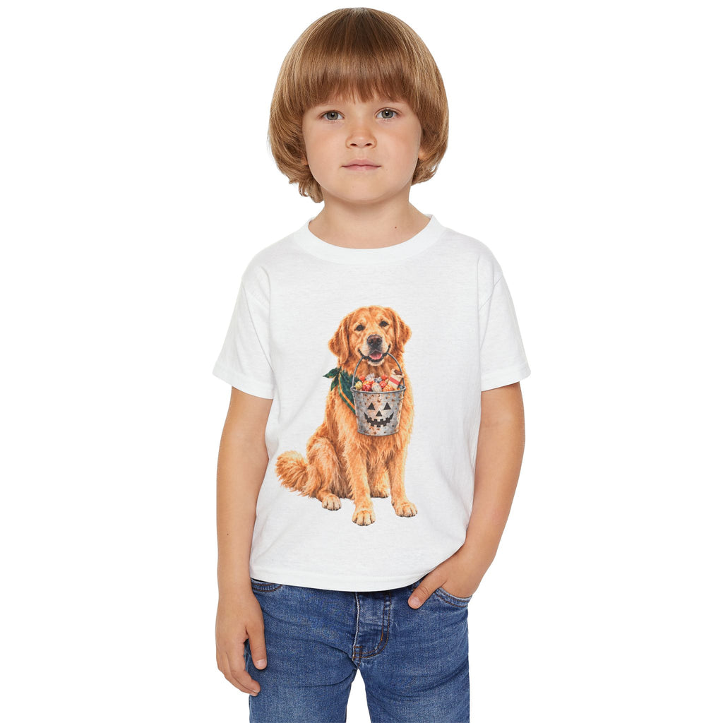 Trick-or-Treat Dog Cotton Toddler T-shirt