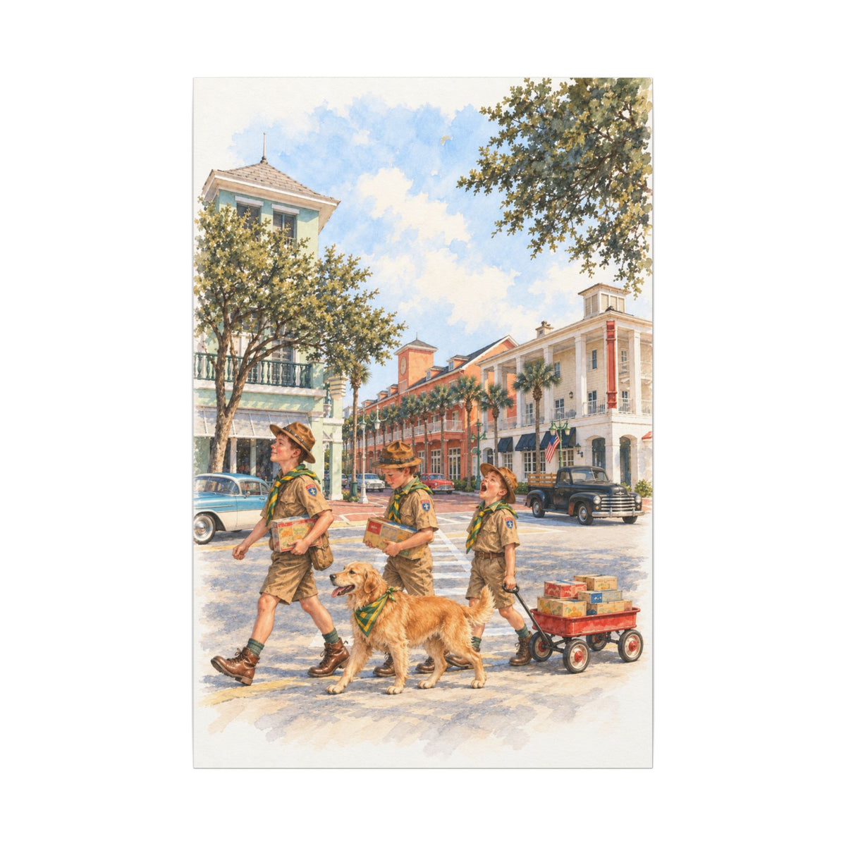 Small Town Storybook Adventures Canvas Print