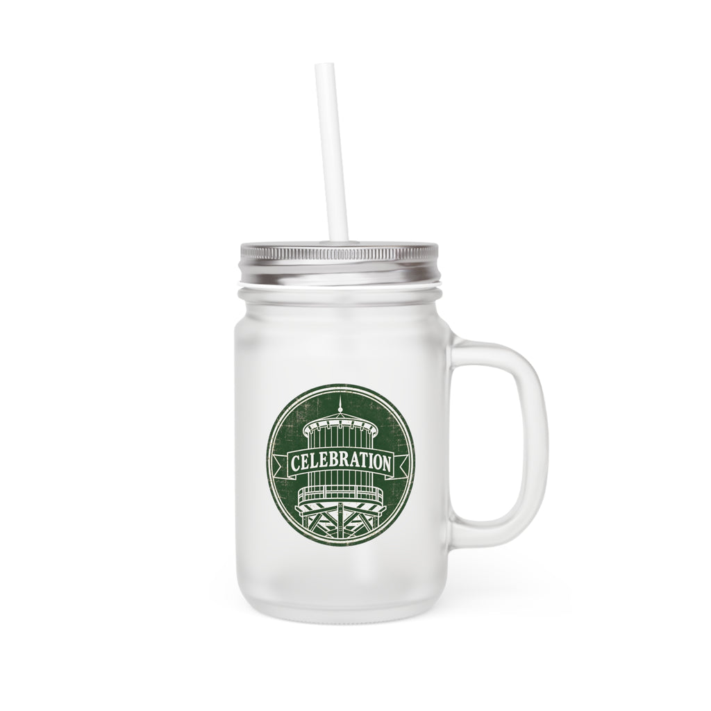 Water Tower Mason Jar Tumbler