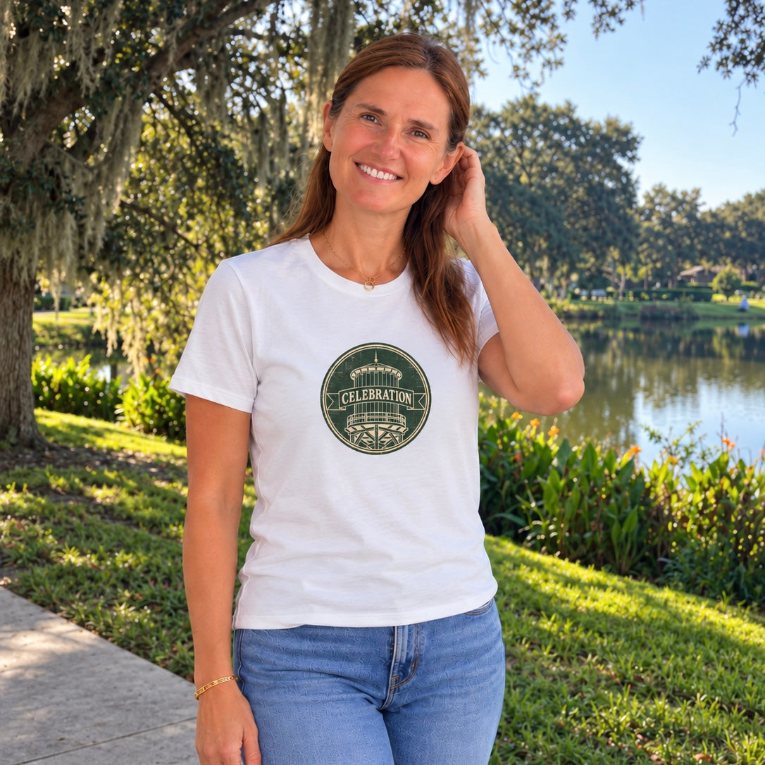 Water Tower Cotton T-Shirt